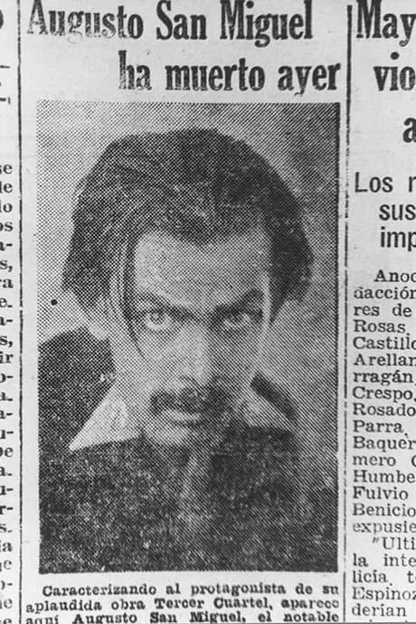 Augusto San Miguel Died Yesterday